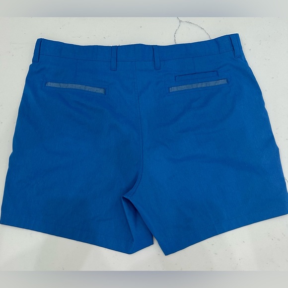 Callaway Blue Flat Front Athletic Shorts - Picture 2 of 7